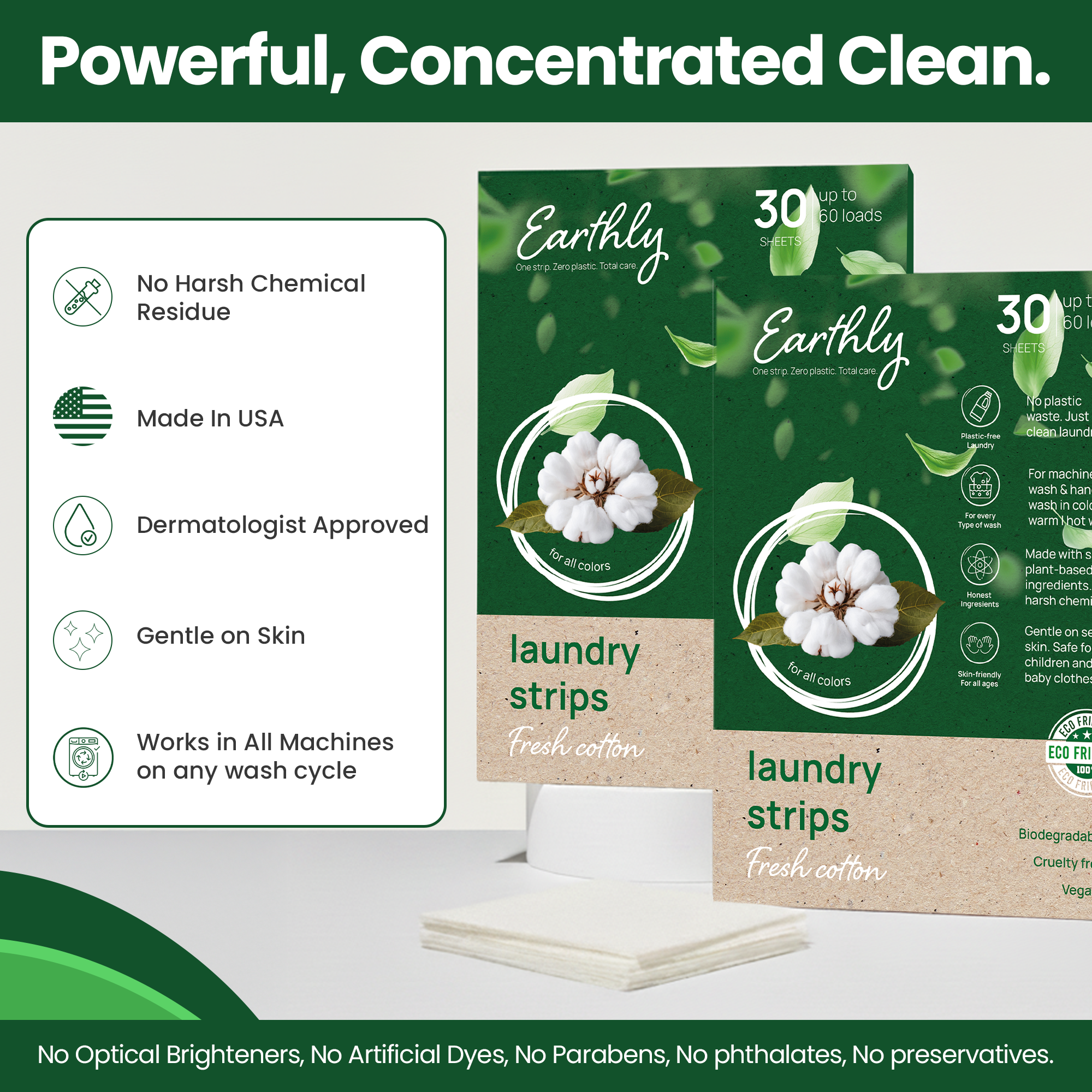 Eco-friendly Laundry Strips