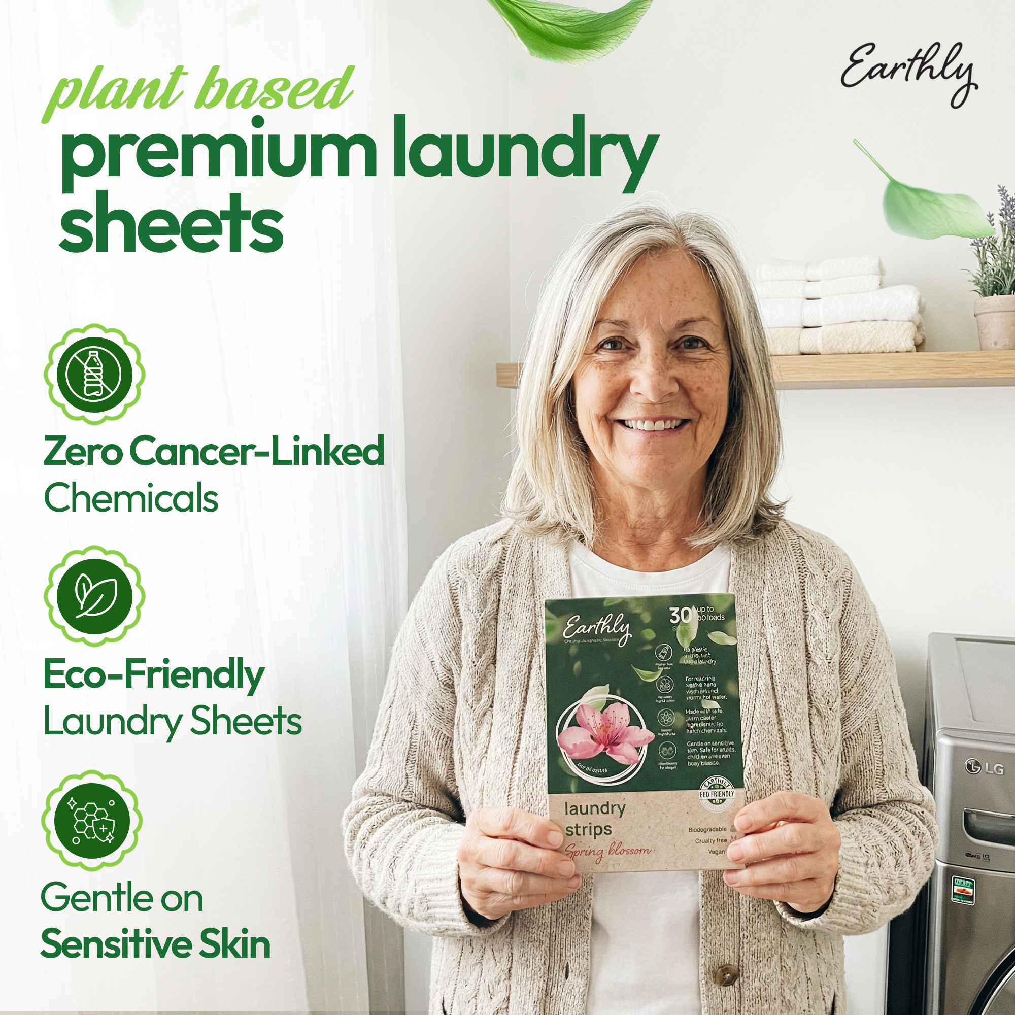 ZERO-RESIDUE LAUNDRY STRIPS.