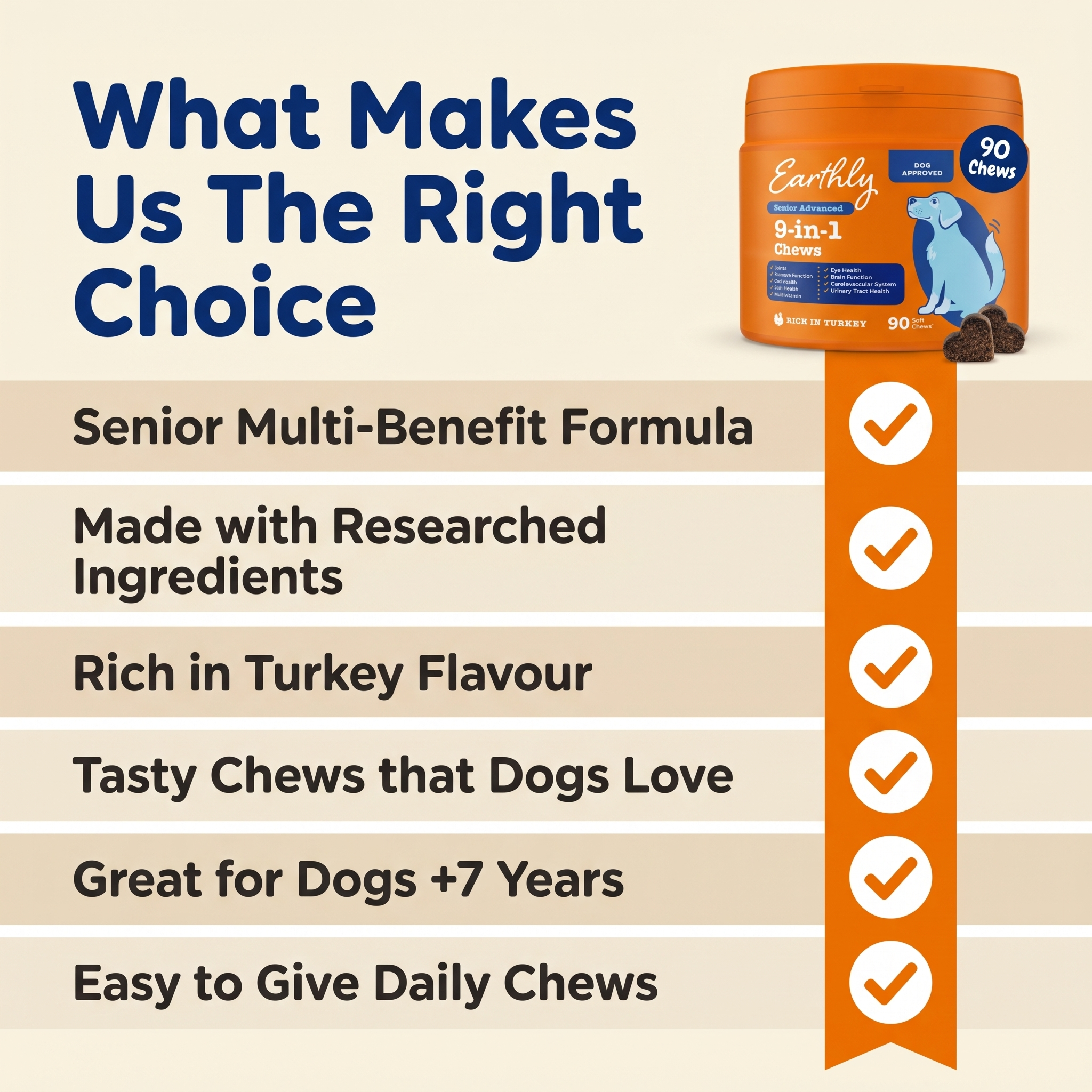 Senior Advanced 9-in-1 Chews